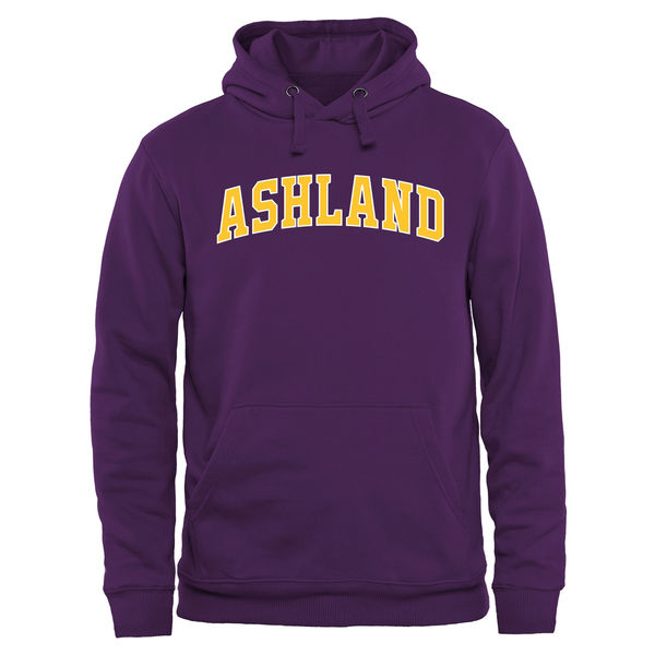 Men NCAA Ashland Eagles Everyday Pullover Hoodie Purple->->NCAA Jersey